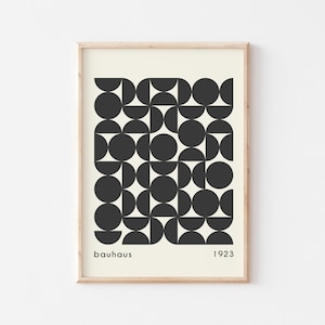 Bauhaus Print, Bauhaus Exhibition Poster, Bauhaus Design, Bauhaus Wall Art, Exhibition Wall Art, Minimalist Art