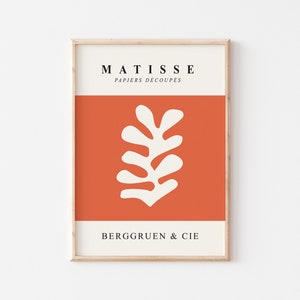 Henri Matisse Exhibition Poster, Matisse Print, Vintage Art, Pop Motif, Matisse Abstract Print, Wall Art Poster Print - Sizes A2 A3 A4