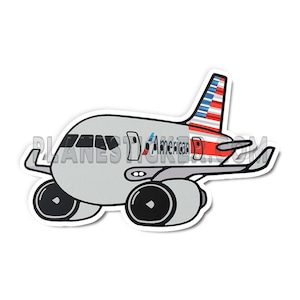 Adesivo fustellato American Airlines B737