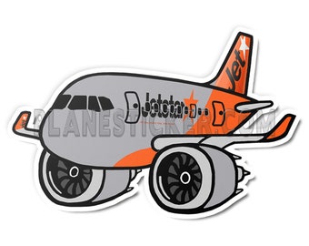 Jetstar Airbus A321 NEO Diecut Sticker