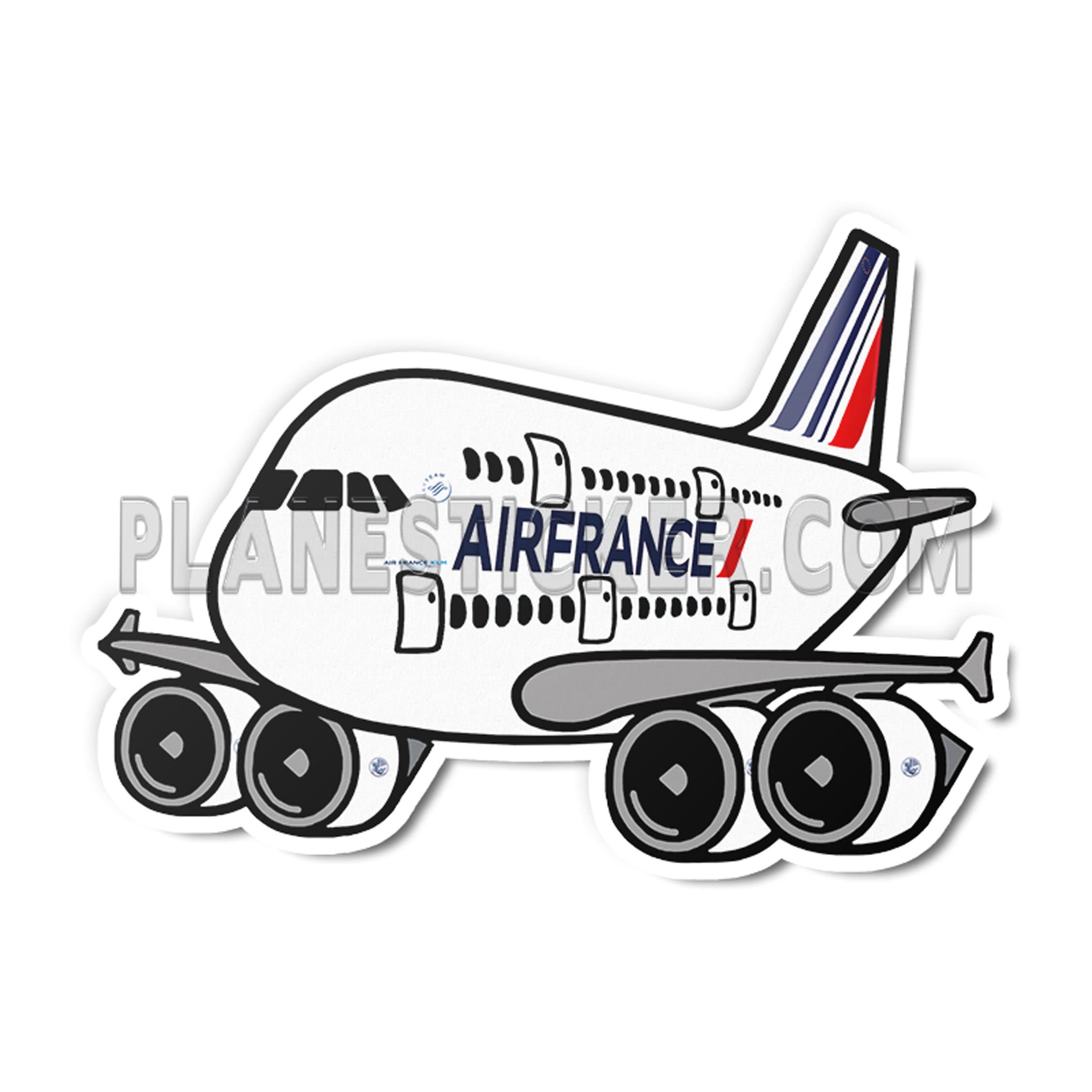 Air France Airbus A380 Diecut Sticker - Etsy