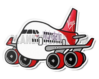 Virgin Atlantic Boeing 747 Diecut Sticker