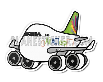 Air ACT Boeing 747F Diecut Sticker
