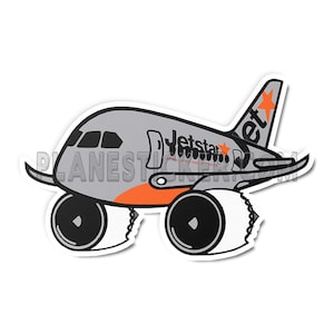 Jetstar Boeing 787 Diecut Sticker