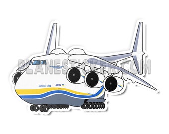 Antonov AN-225 Diecut Sticker