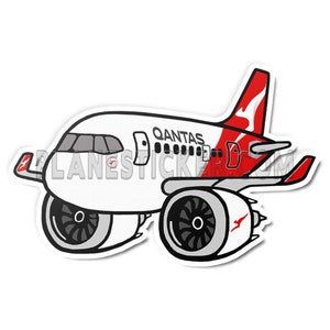 Qantas Airbus A321 NEO XLR Diecut Sticker
