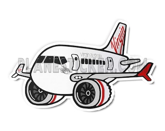 Virgin Australia B737 MAX Diecut Sticker