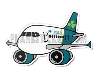 Aer Lingus A320 Diecut Sticker