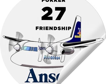 Ansett Fokker F27 Early 1980s