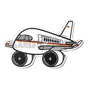 German Special Air Wing Airbus A350 Diecut Sticker