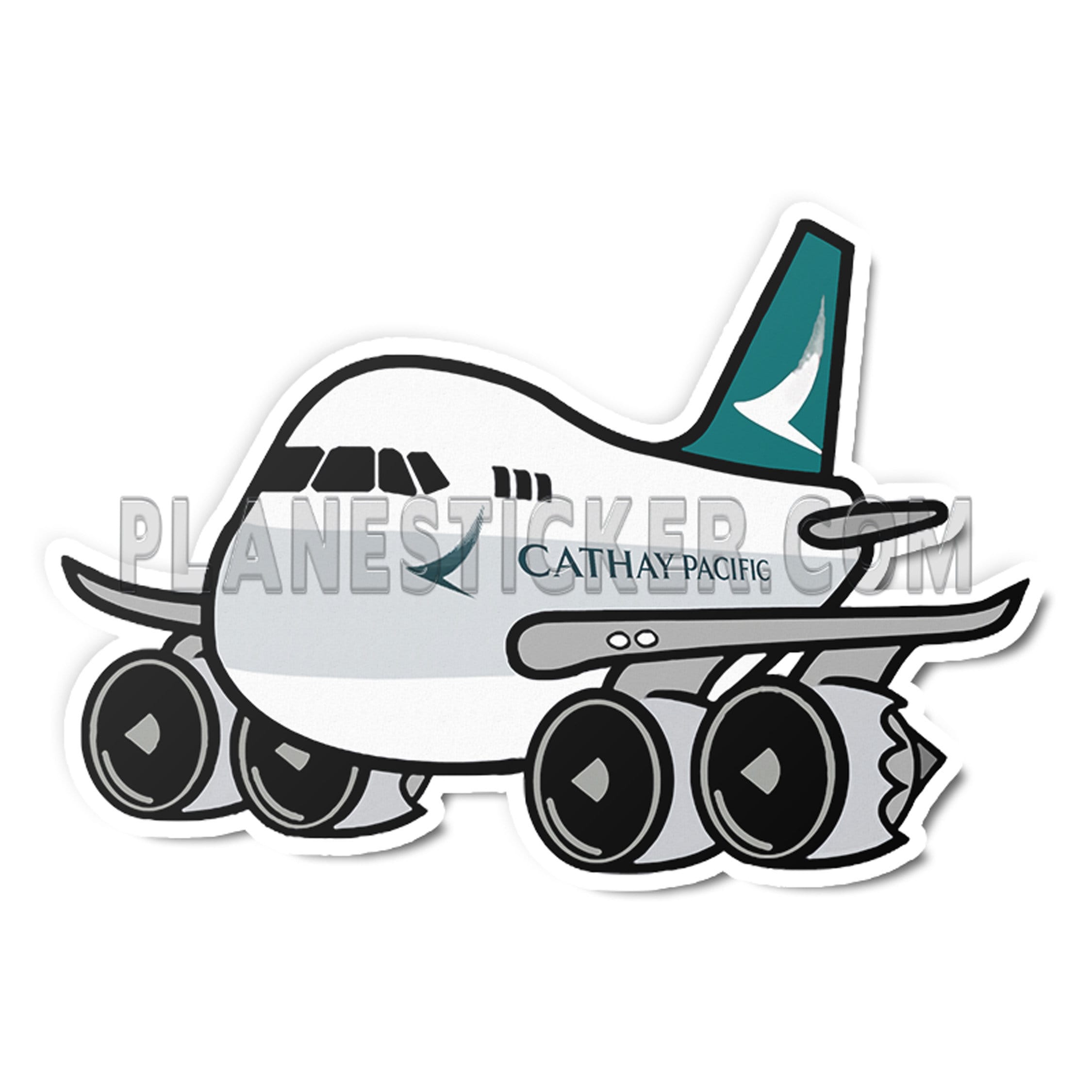 Cathay Pacific Boeing 747-8F Diecut Sticker - Etsy
