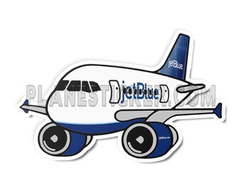 JetBlue A320 Diecut Sticker
