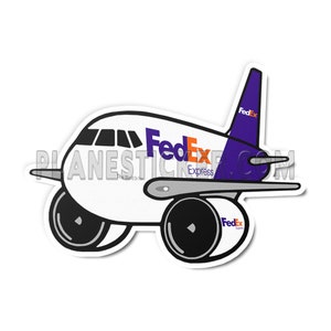 Sticker découpé FedEx Boeing 767F