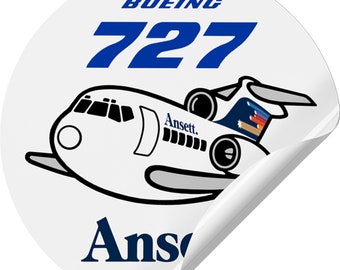 Ansett Boeing 727 Early 1980s
