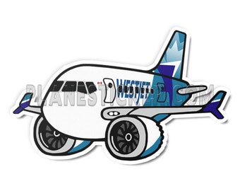 Westjet B737 MAX Diecut Sticker