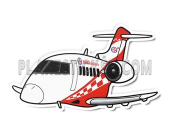 NSW Air Ambulance Pilatus PC-24 Diecut Sticker