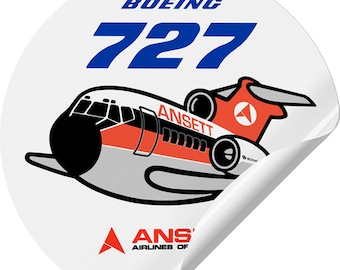 Ansett Boeing 727 Retro Delta