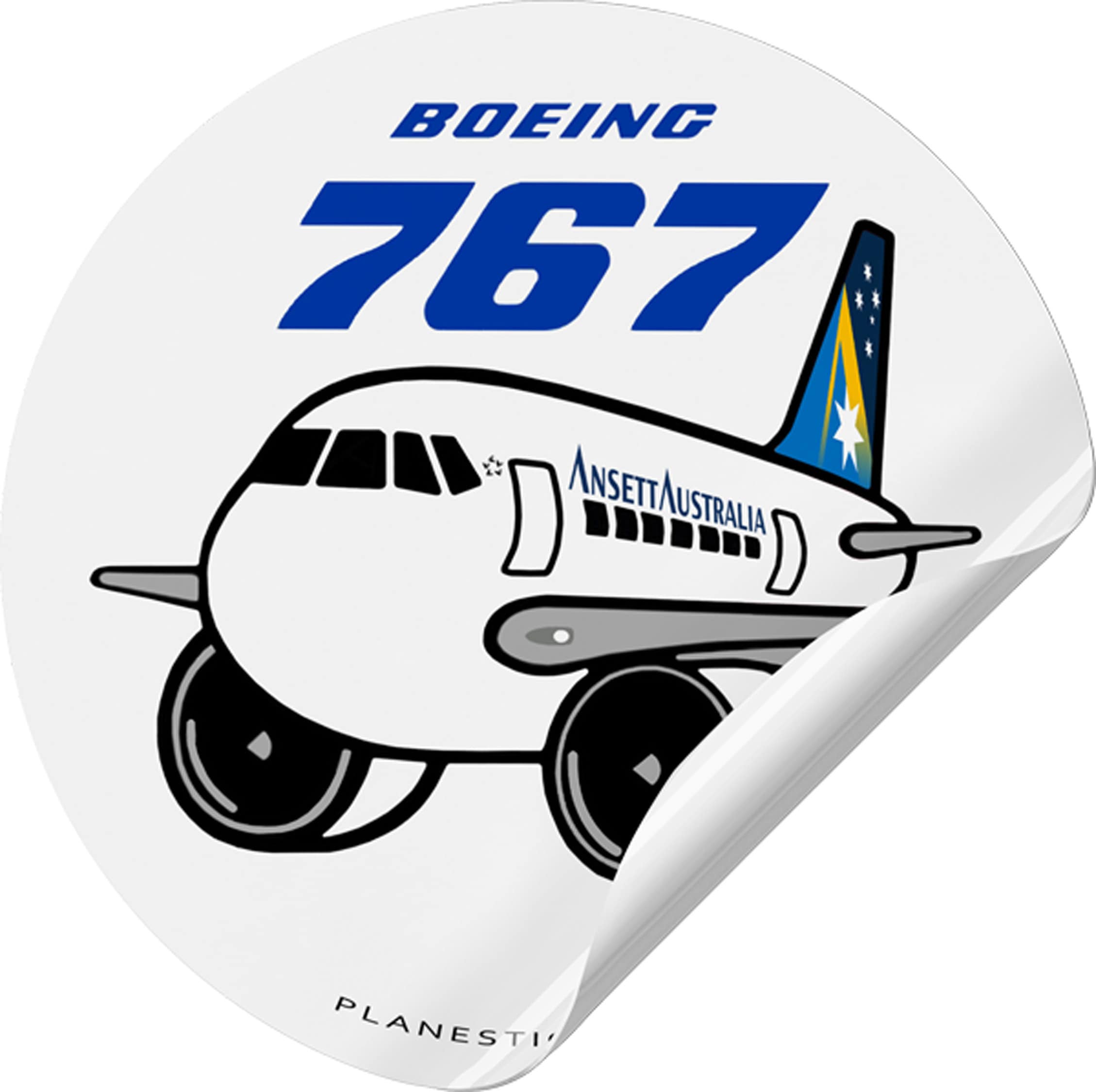 カッティングステッカー　オーダー Boeing 767 sticker - Etsy 日本