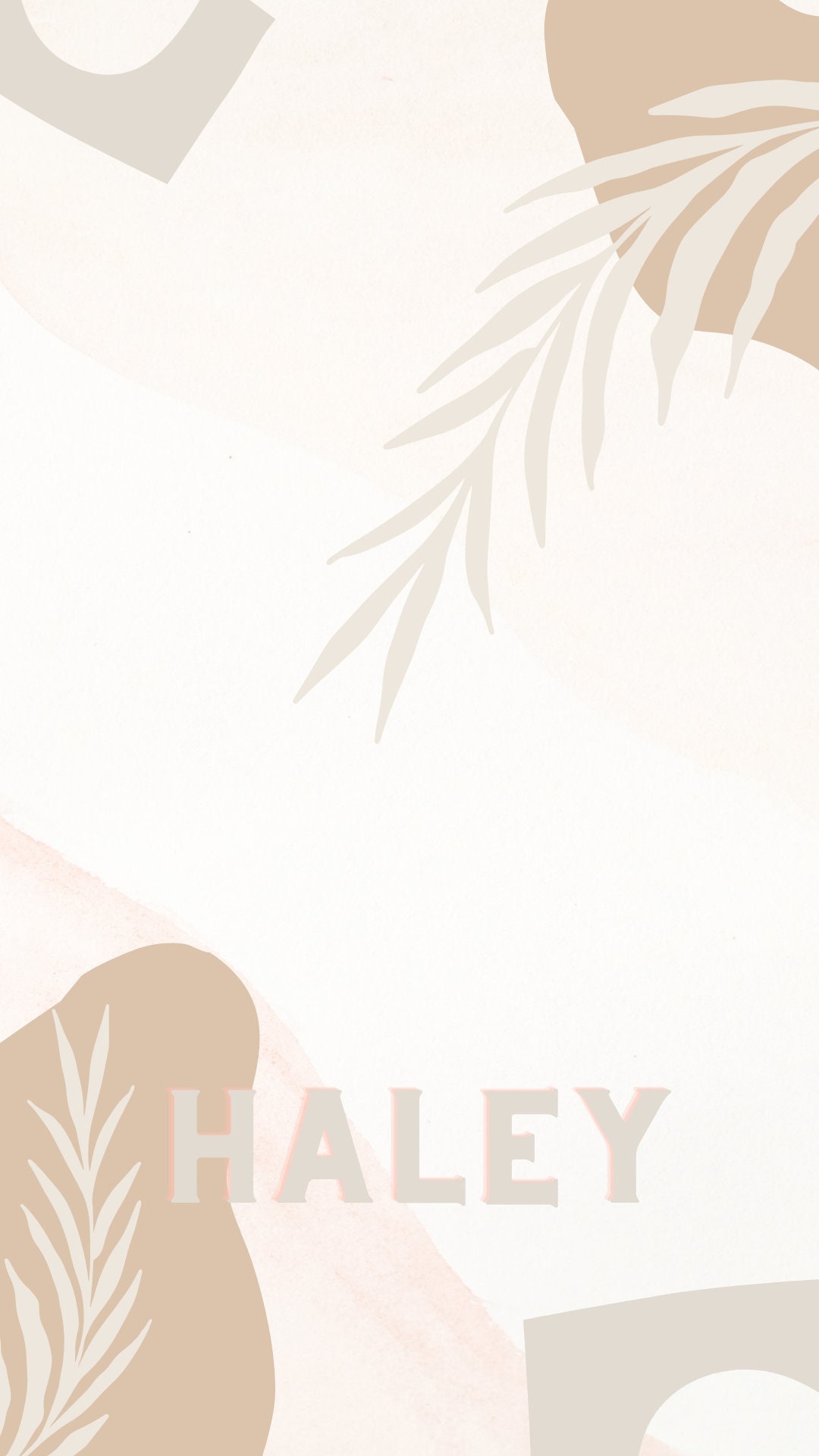 CUSTOM Neutral Phone Wallpaper Etsy