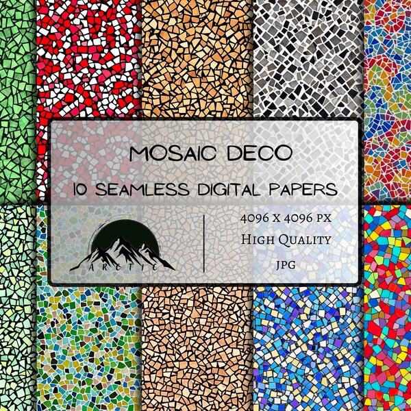 Printable Mosaic Patterns - Etsy