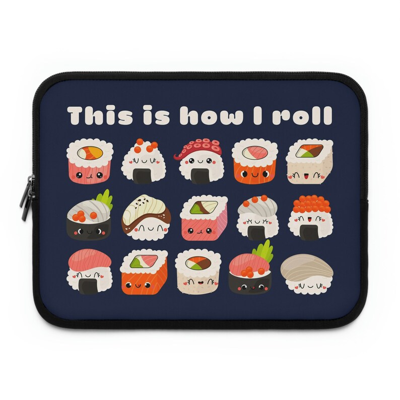 Cute Laptop Sleeve Sushi Laptop Cover Funny MacBook Sleeve Japanese