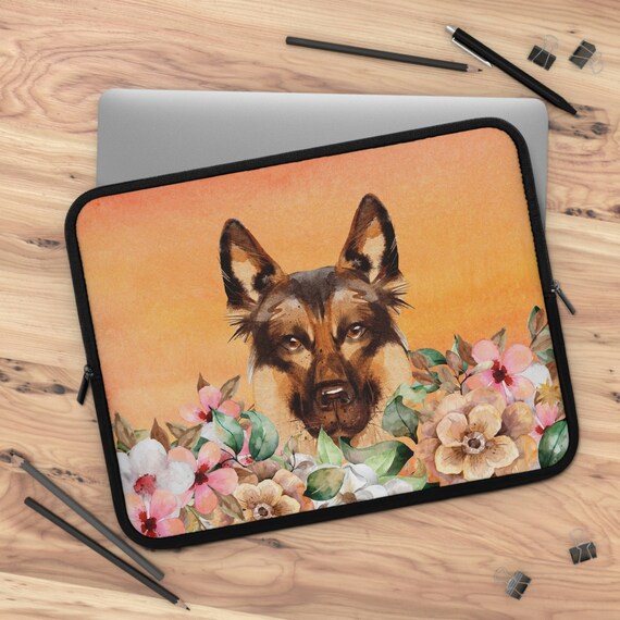 German Shepherd Laptop Sleeve (Multiple Sizes) - Watercolor German Shepherd Laptop Sleeve (Multiple Sizes) - Watercolor