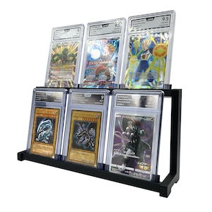 AOG Sammelkarten Display für 6 x AOG Grading Slabs (Pokemon, Fussball, Dragonball, Magic the gathering) LavaRig
