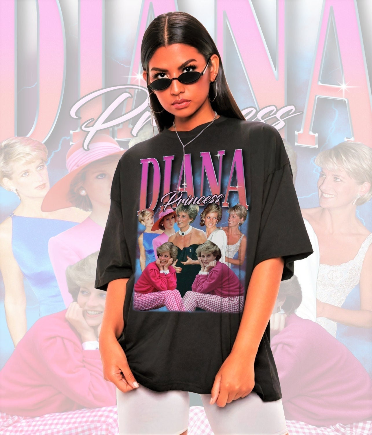 Discover Retro Princess Diana Shirt-Vintage Princess Diana Shirt