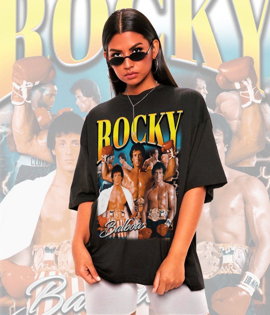 Retro Rocky Balboa Shirt rocky Balboa Tshirt,rocky Balboa T-shirt,rocky ...