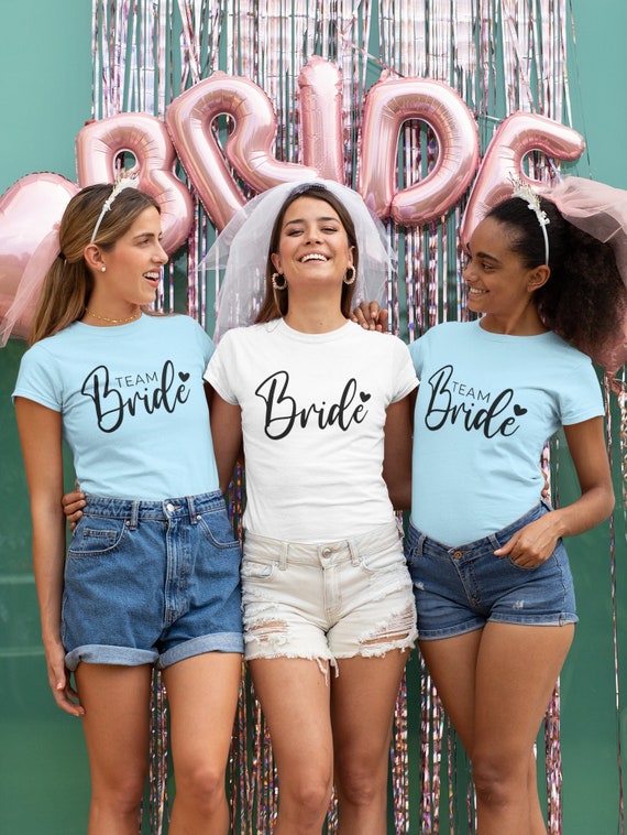 Team Bride Shirts team Bride Tshirt,team Bride Tank Tops,team Bride T Shirt,minimalist  Bachelorette Shirts,bridesmaid Shirts,bride Tanks - Etsy