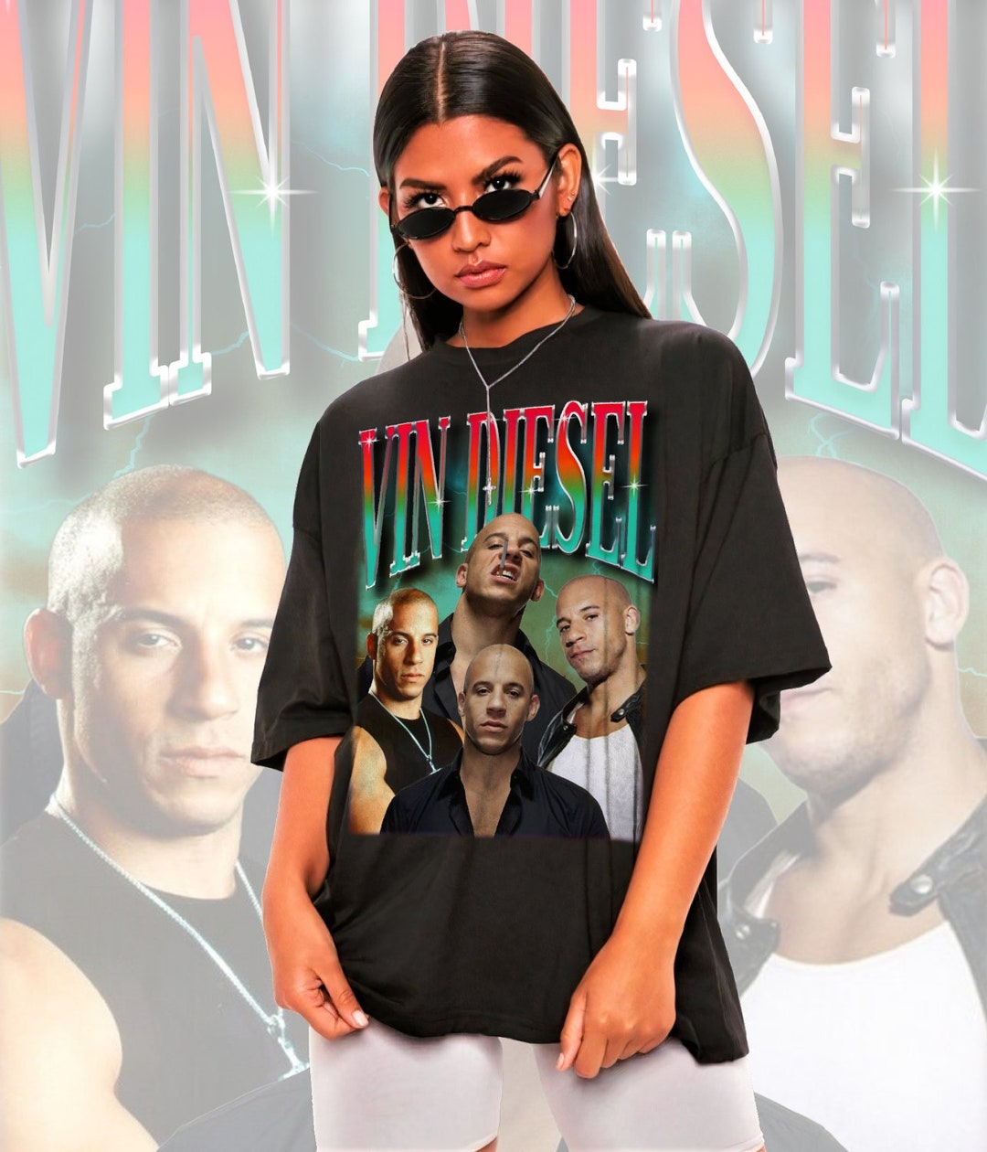 Retro Vin Diesel Shirt vin Diesel Tshirt,vin Diesel T Shirt,vin Diesel ...