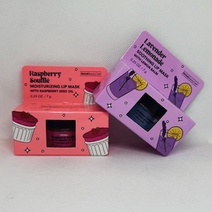 Hydrating Lip Mask Set | Strawberry, Raspberry, Lavender Lemonade Balm