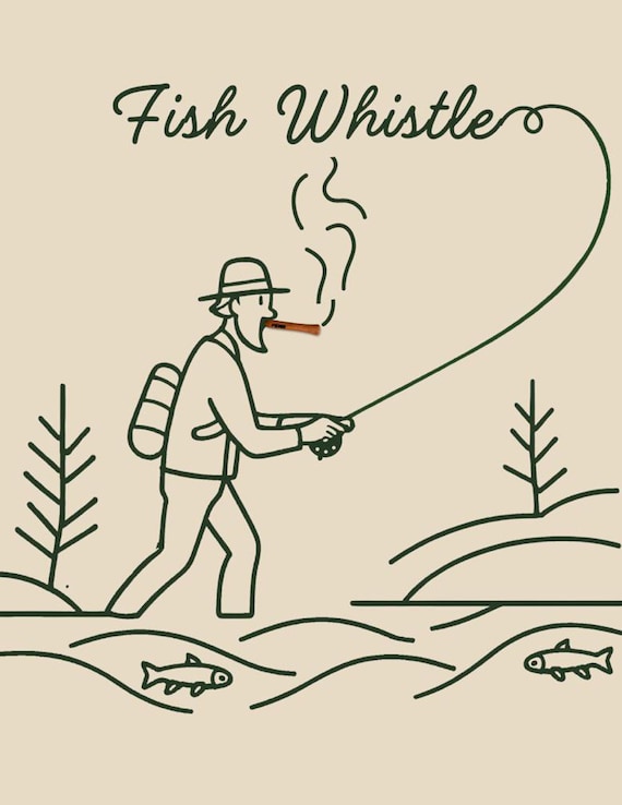 Handmade Cherry Wood Fish Whistle | Angler Gift - Etsy