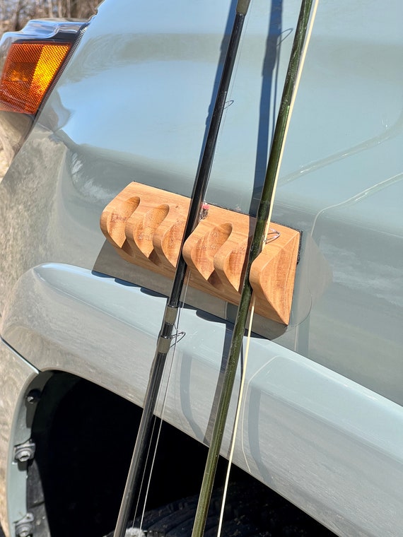Magnetic fishing rod roof rack sales