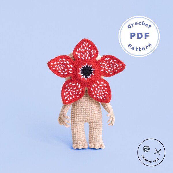 Demogorgon Amigurumi Toy Crochet Pattern PDF