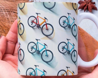 Personalized Mountain Bike Mug: Cyclist Coffee Gift