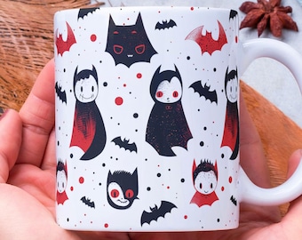 Taza de vampiro personalizada: Taza gótica de Halloween