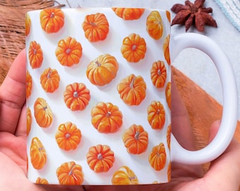 Personalized Pumpkin Coffee Mug: Fall Autumn Decor