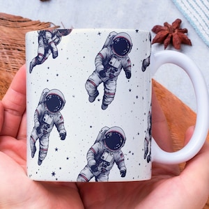 Personalized Astronaut Mug, Astronaut Lover Mug, Astronaut Coffee Mug, Space Lover Gift, Astronomy Gift, Astronaut Cup, Science Mug