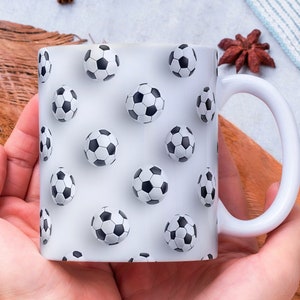 Personalized Soccer Ball Coffee Mug: Sport Fan Gift