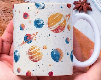 Tazza personalizzata con pianeti: regalo per gli amanti dell'astronomia e dello spazio