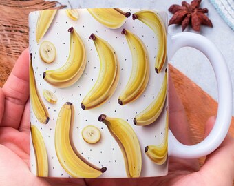 Personalized Banana Mug: Fruit Lover Gift