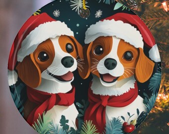 Dog Lover Christmas Ornament, Holiday Pet Gift