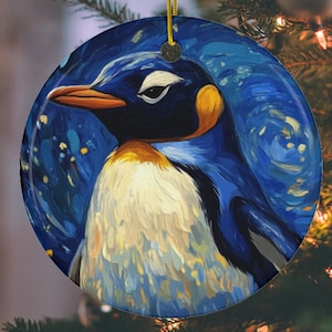 Christmas Penguin Ornaments, Christmas Lover Gift, Christmas Decoration, Christmas Gift, Gift for Her, Holiday Ornament, Christmas Decor