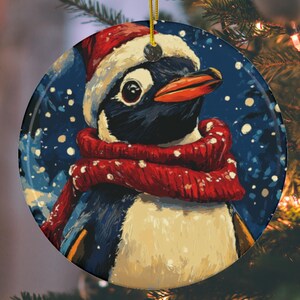 Christmas Penguin Ornaments, Christmas Lover Gift, Christmas Decoration, Christmas Gift, Gift for Her, Holiday Ornament, Christmas Decor