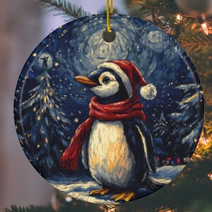 Christmas Penguin Ornaments, Christmas Lover Gift, Christmas Decoration, Christmas Gift, Gift for Her, Holiday Ornament, Christmas Decor