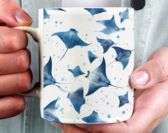 Personalized Stingray Mug: Ocean Lover Gift