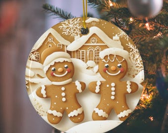ジンジャーブレッドマンのクリスマスオーナメント、ホリデー