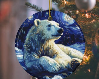 シロクマのクリスマスオーナメント、ホリデーデコレーション
