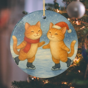 Christmas Cat Ornament: Festive Holiday Décor, Animal Lover Gift